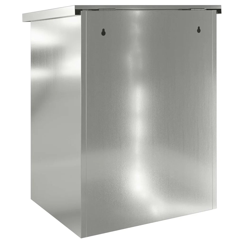Cassetta per pacchi Nero 47.5 x 38 x 59 cm Acciaio zincato 874945