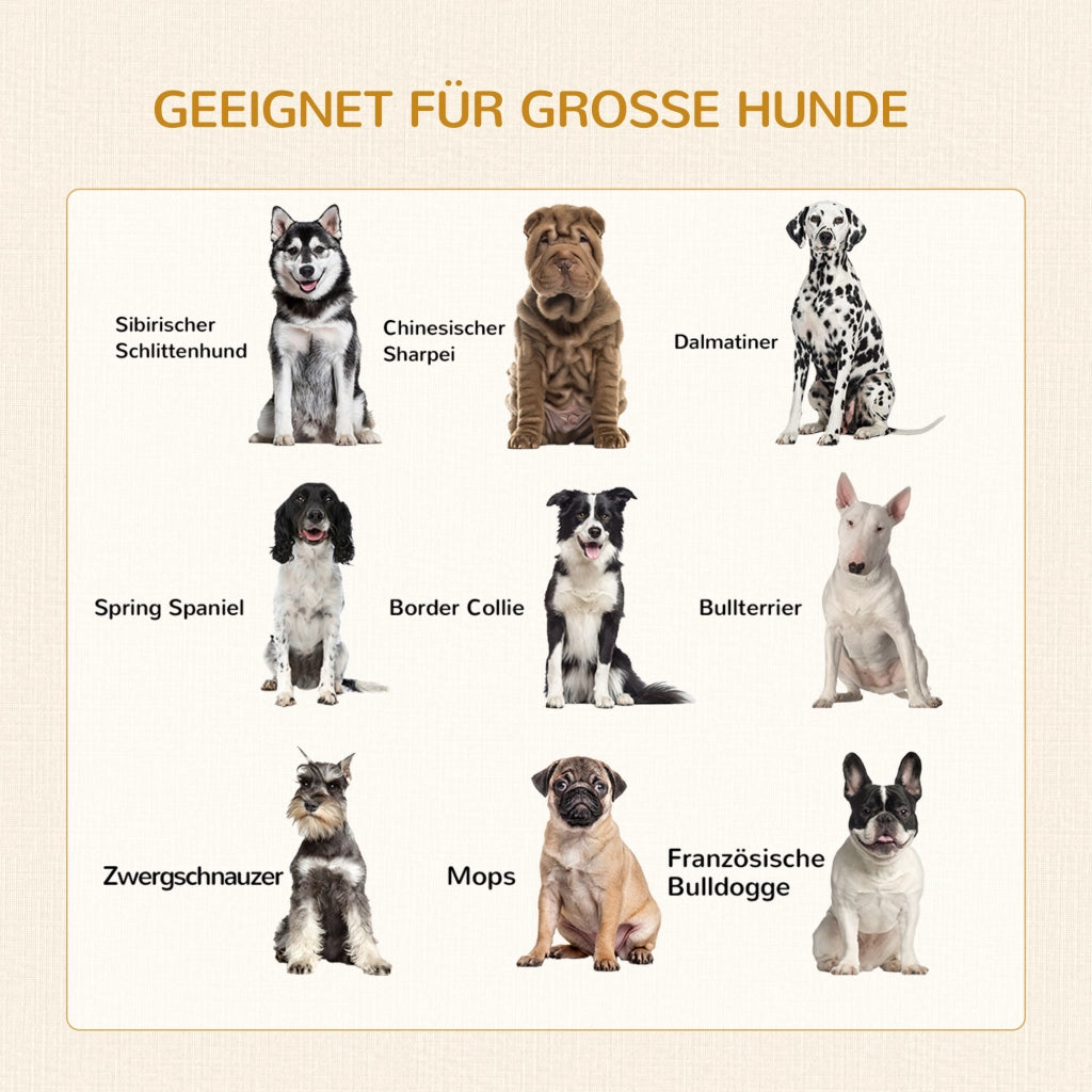 Gabbia per cani ¨C Minimal ¨C 94x60x71.5 cm, colore naturale e nero