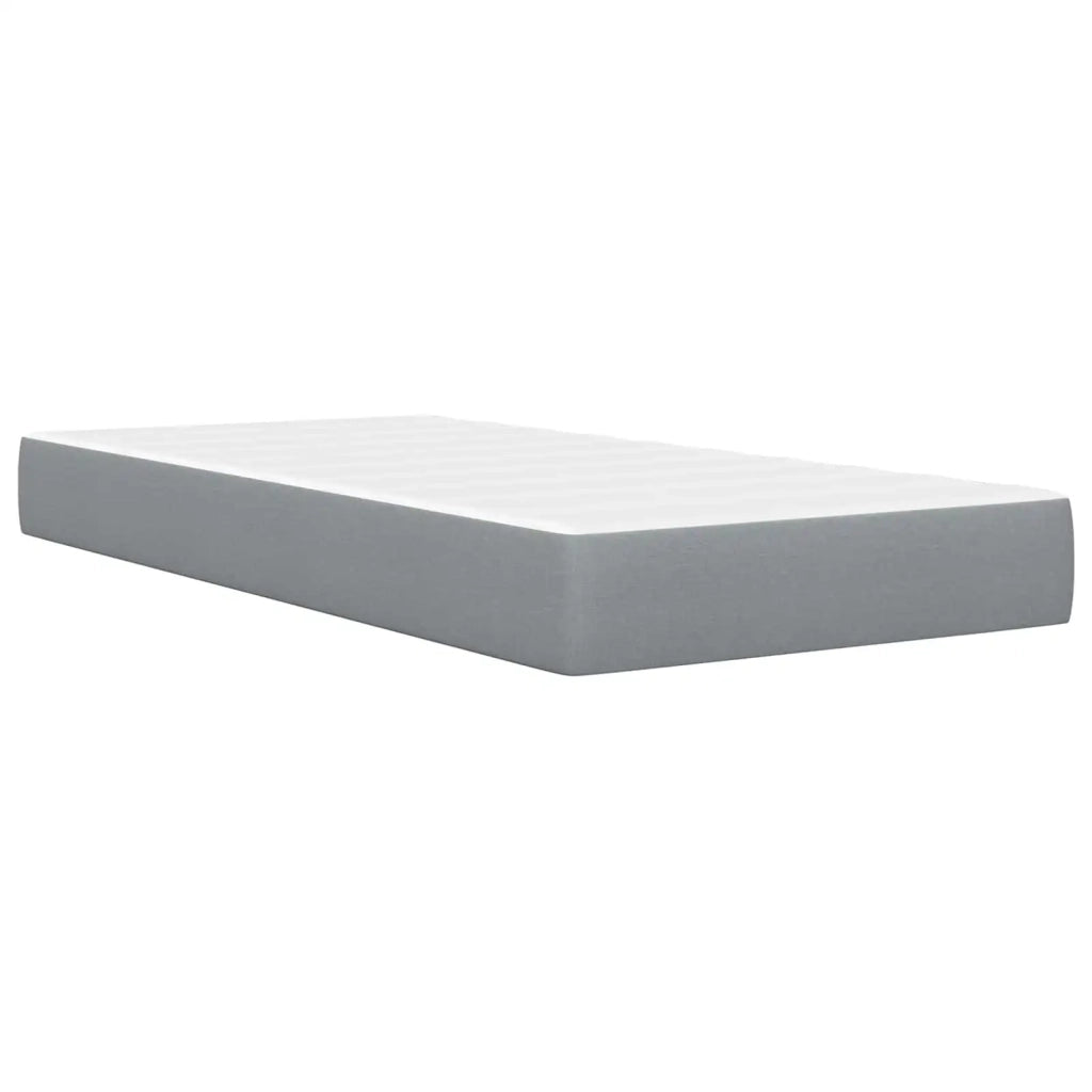 Struttura letto con materasso-Giroletto Grigio chiaro 80x 200 cm