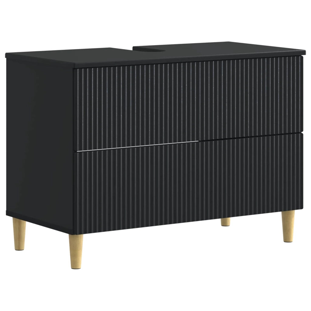 Set di Armadi da Bagno da 2 Pezzi ARNHEM Nero 3417685