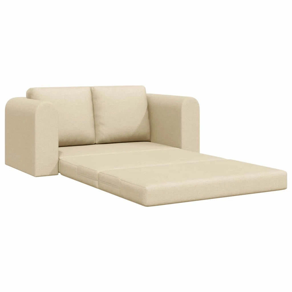 Divano letto | Sof¨¤ letto | Letto singolo 60cm Crema Tessuto