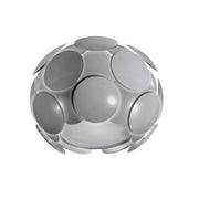 Plafoniera Santina grigia plastica 1xE27 60W Italux