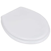 Tavolette WC con Coperchi 2 pz in MDF Bianche 275907