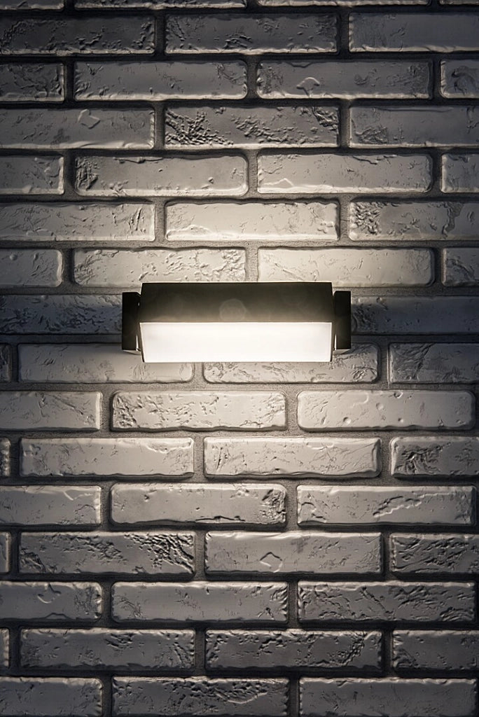 Applique esterna moderna nera 23cm LED 18W IP54 Rabalux
