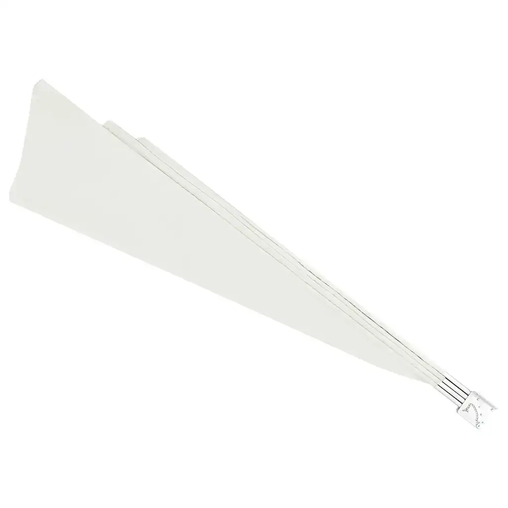 Tenda Laterale per Balcone Pieghevole Crema 140x140 cm 41578