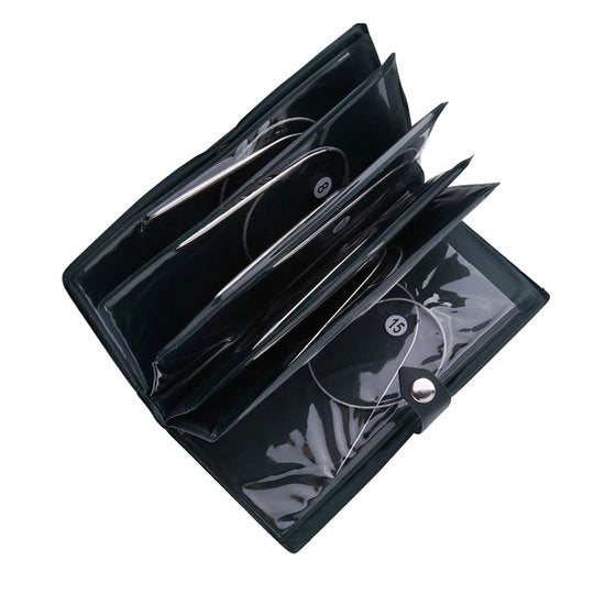 Set di aghi per cucire a forma rotonda - 11 pezzi - Qualità professionale - Interchangeabili - Adatti per hobbisti - Attrezzi per cucire e tessuto