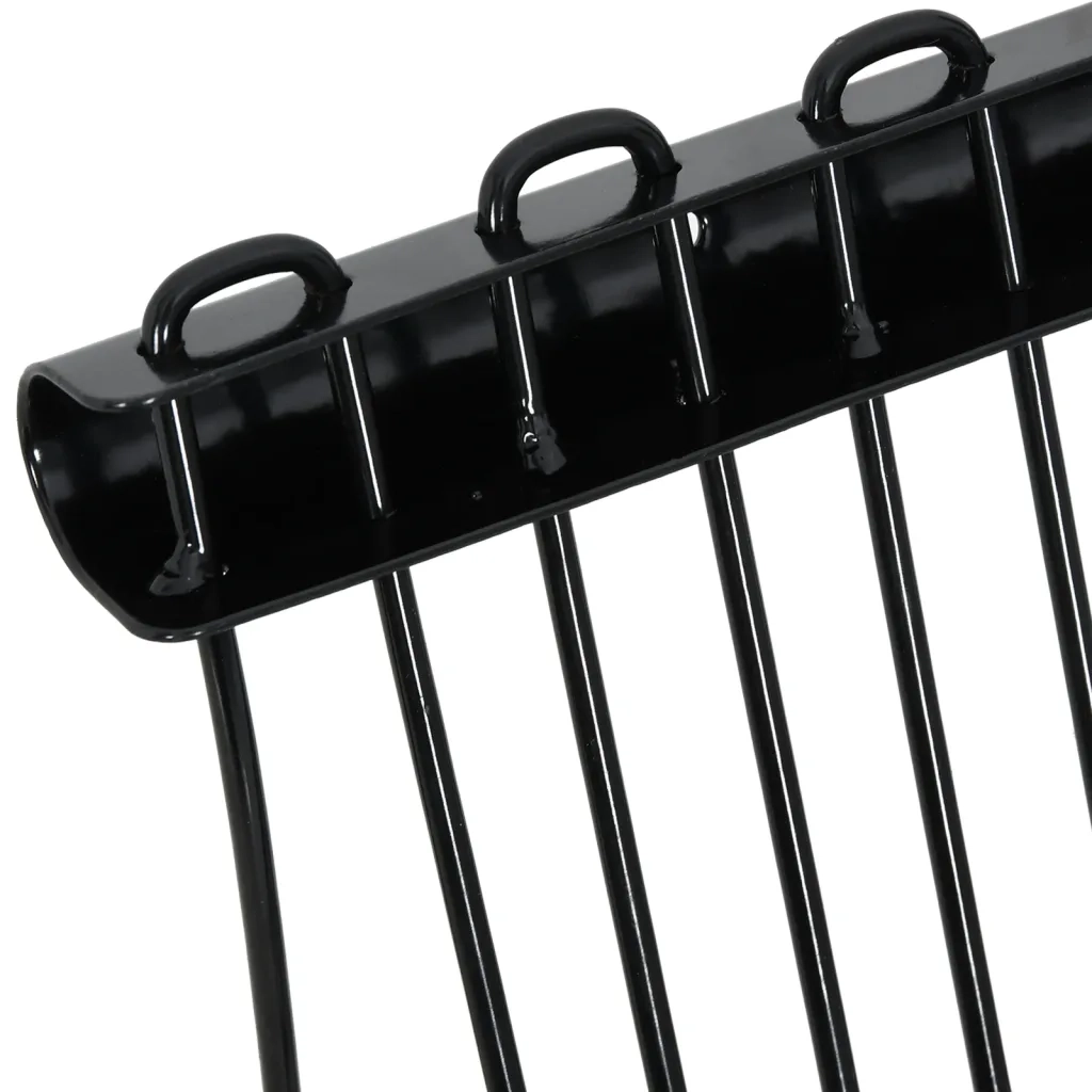 Forcone con 18 Denti Nero in Acciaio