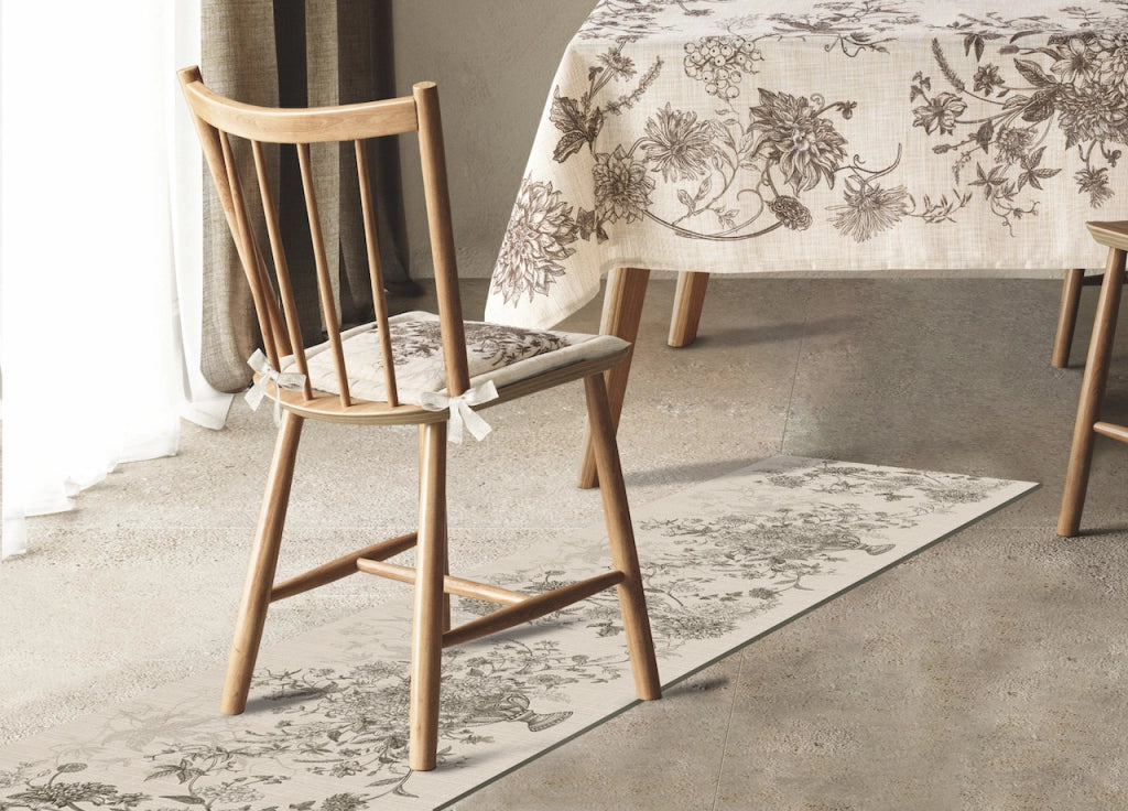 Tappeto Passatoia Cucina Antiscivolo Linea Futura Toile By Suardi - 52x500 - Toile