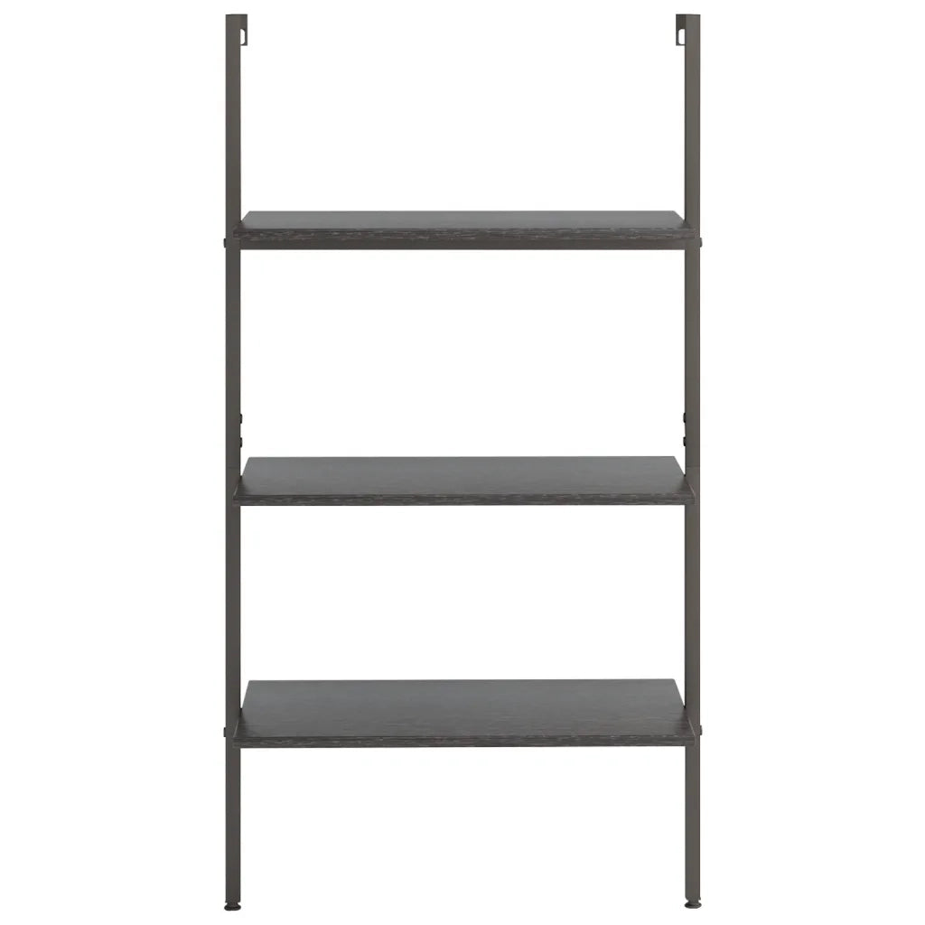 Scaffale Pendente a 3 Livelli Nero 64x35x120,5 cm 336381