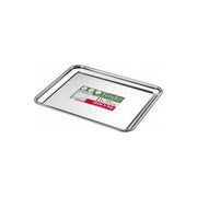 PINTINOX 53827248 TENDER Vassoio Rettangolare in Acciaio INOX 18-10 AISI 430 48x37x2 cm colore Acciaio
