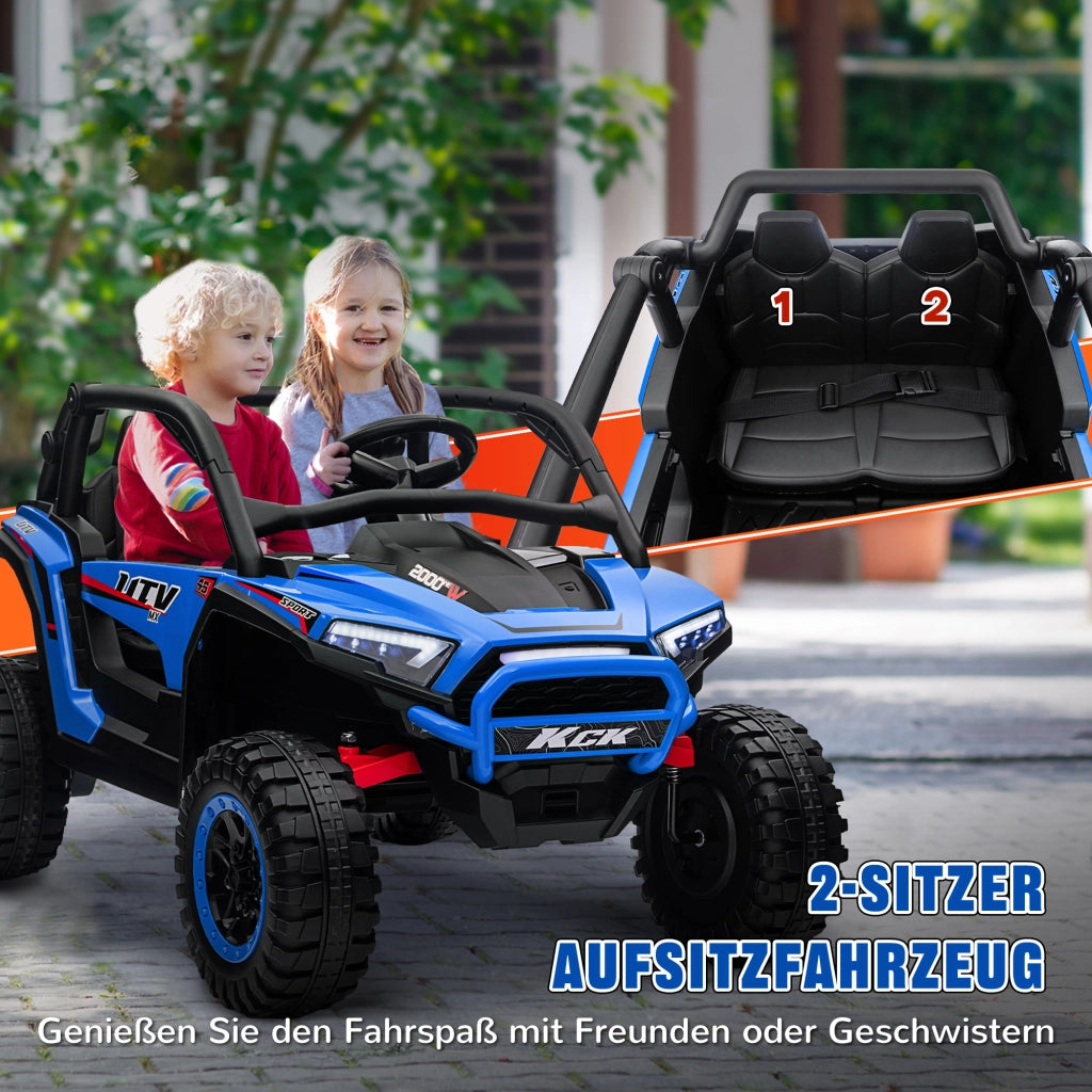 Auto elettrica per bambini ¨C zephmum ¨C Blu