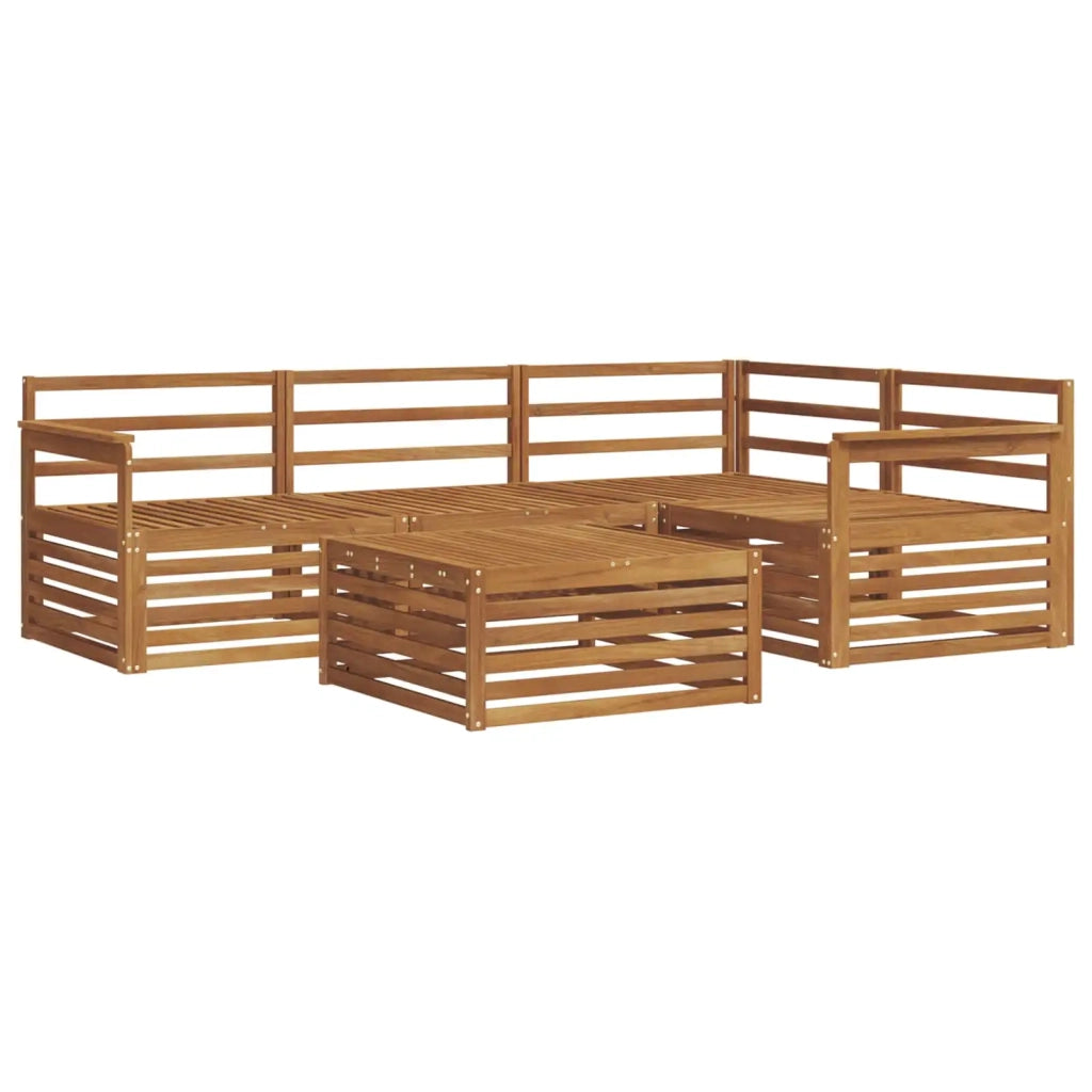 Set di divani da esterno 5 pcs Naturale 3373404
