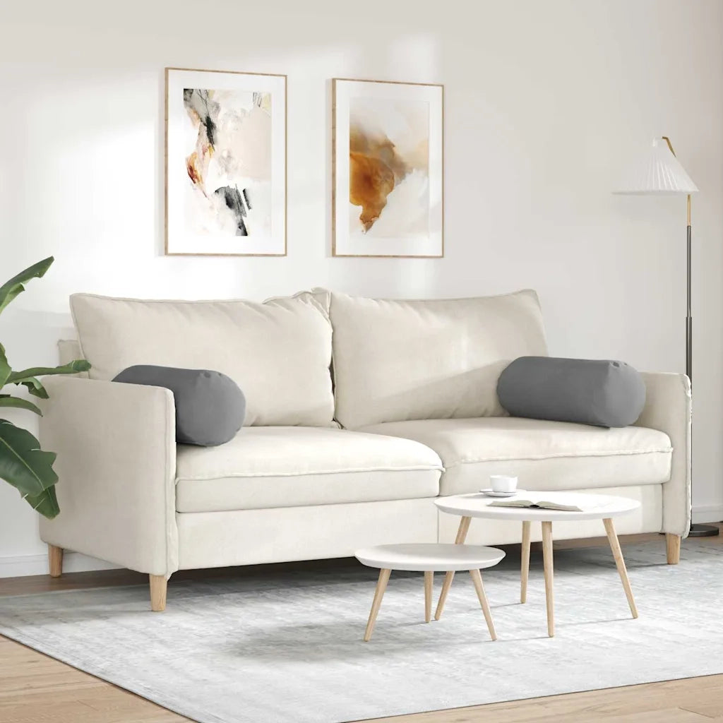 Cuscini a rullo 2 pcs Grigio scuro Ø 25 x 70 cm 42014342