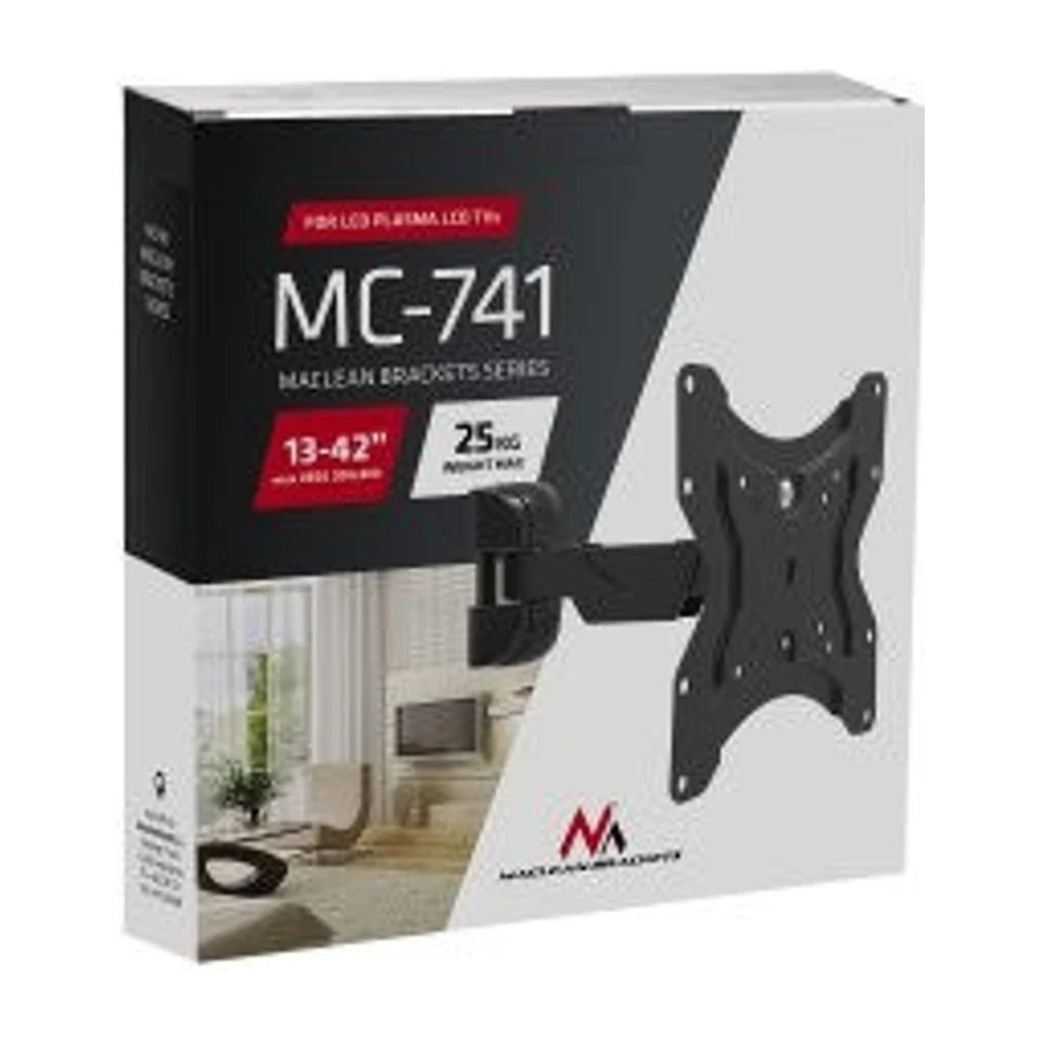Supporto TV Maclean MC-741 106,7 cm (42") Nero