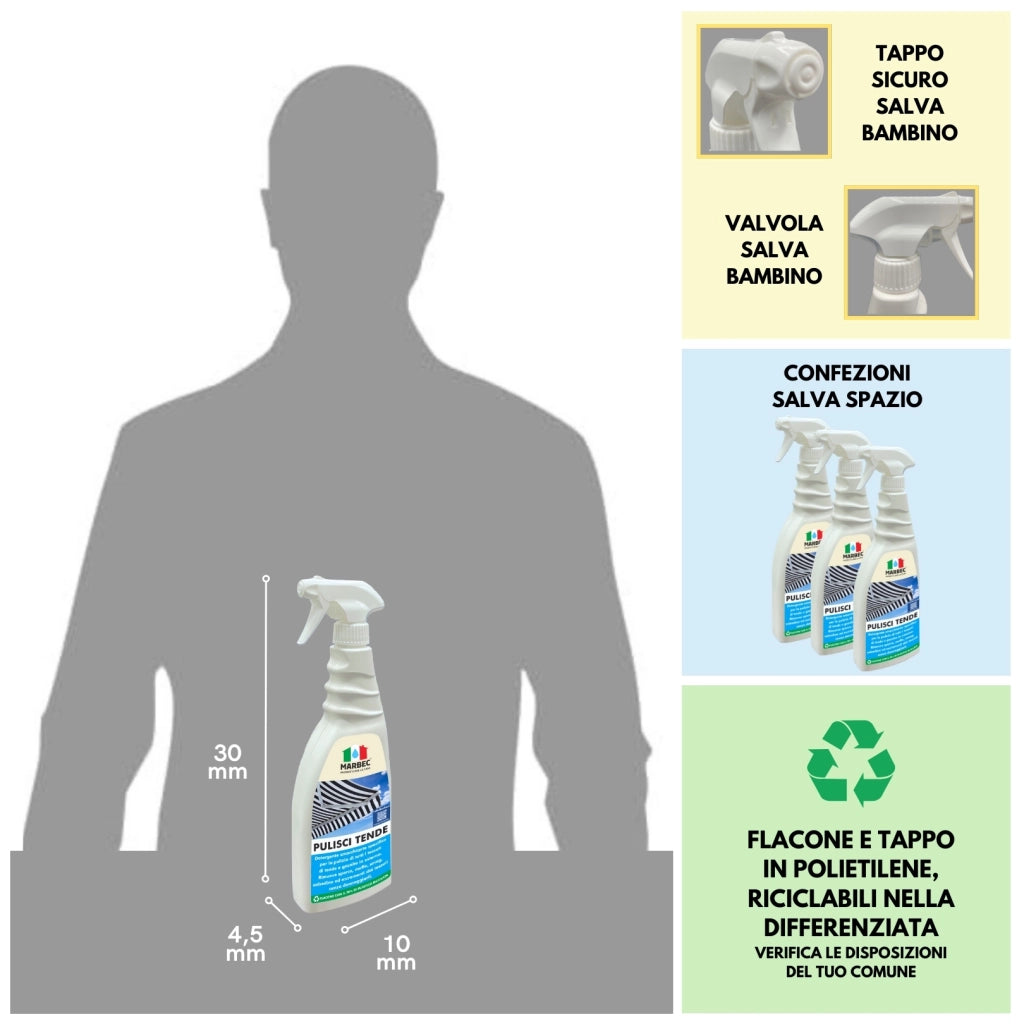 Detergente per la pulizia di tende PULISCI TENDE   750ML