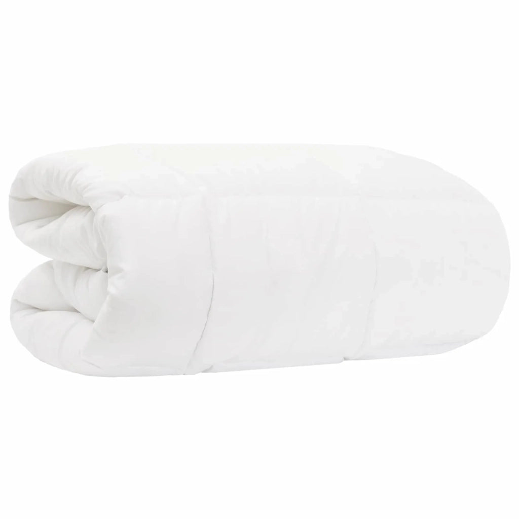 Set Duvet e Cuscino da Letto Bianco 135 x 200 cm Fibra di bambù 42041948