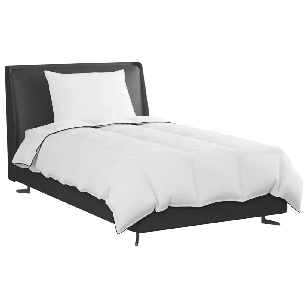 Duvet Invernale con cuscino 2 pcs Bianco Piuma d'anatra 3376194