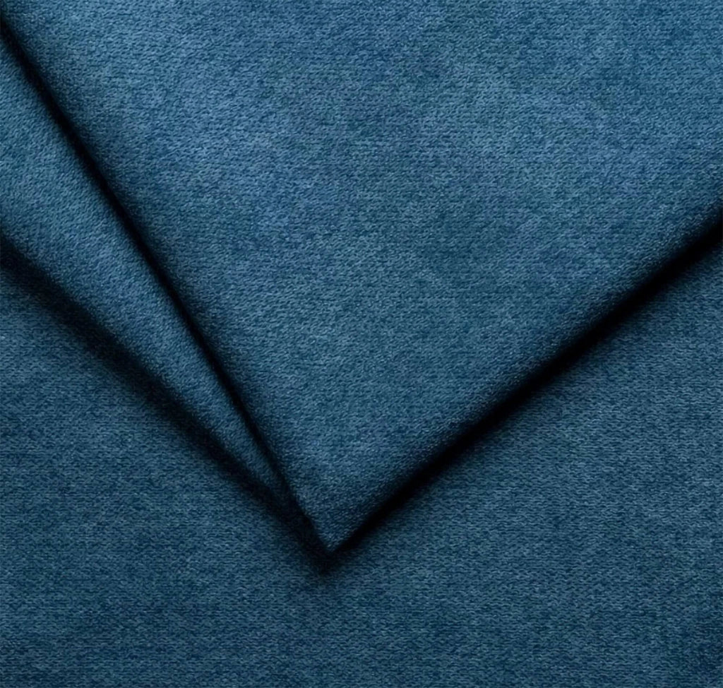 Trissino, Divano Letto 2 Posti Sfoderabile Made in Italy, 180x95 cm blu