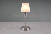 LUIS II LAMPADA ASTA + VETRO SABBIATO H.32CM 1 LUCE ATTACCO E14