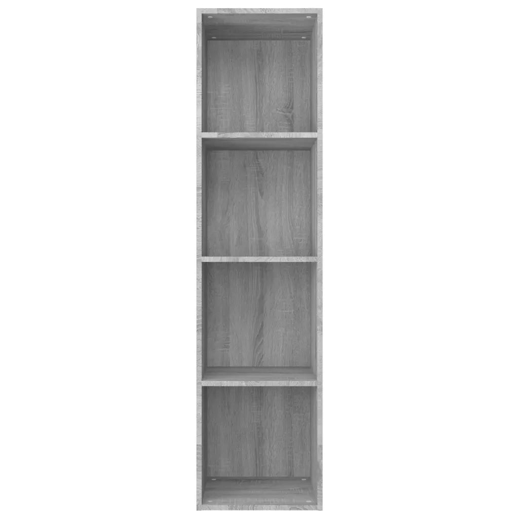 Libreria-Mobile TV Grigio Sonoma 36x30x143 cm Legno Multistrato