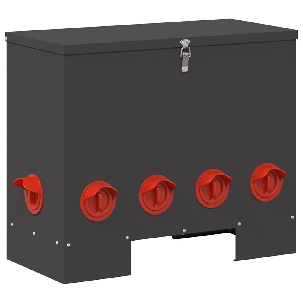 Feeder per pollo Nero 60,5 x 29 x 51 cm CFW8950844