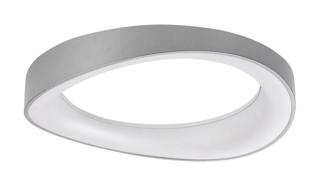 Plafoniera LED moderna argento Ø52 56W Rabalux Iliana