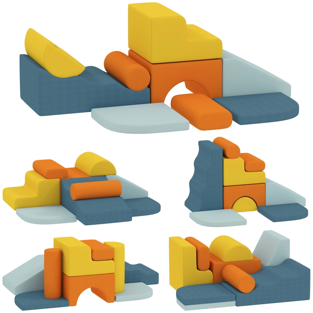 Set di Blocchi da Costruzione Morbidi ¨C zephmum ¨C 9 Pezzi Multicolore