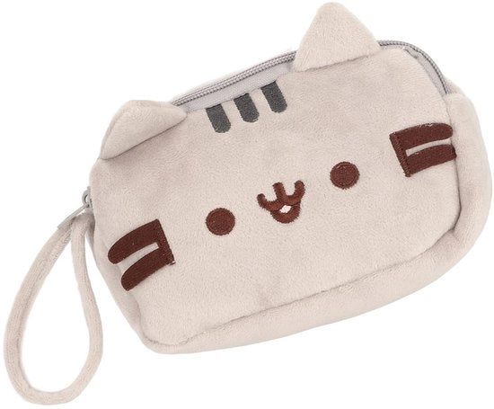 Borsa per pennarelli con disegno gattini - Borsa a tracolla in tela per pennarelli da scuola