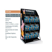 ESPOSITORE DA BANCO DURACELL 9 GANCI