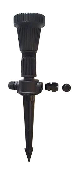Faretto da giardino a picchetto GU10 nero IP55 SU-MA Prit