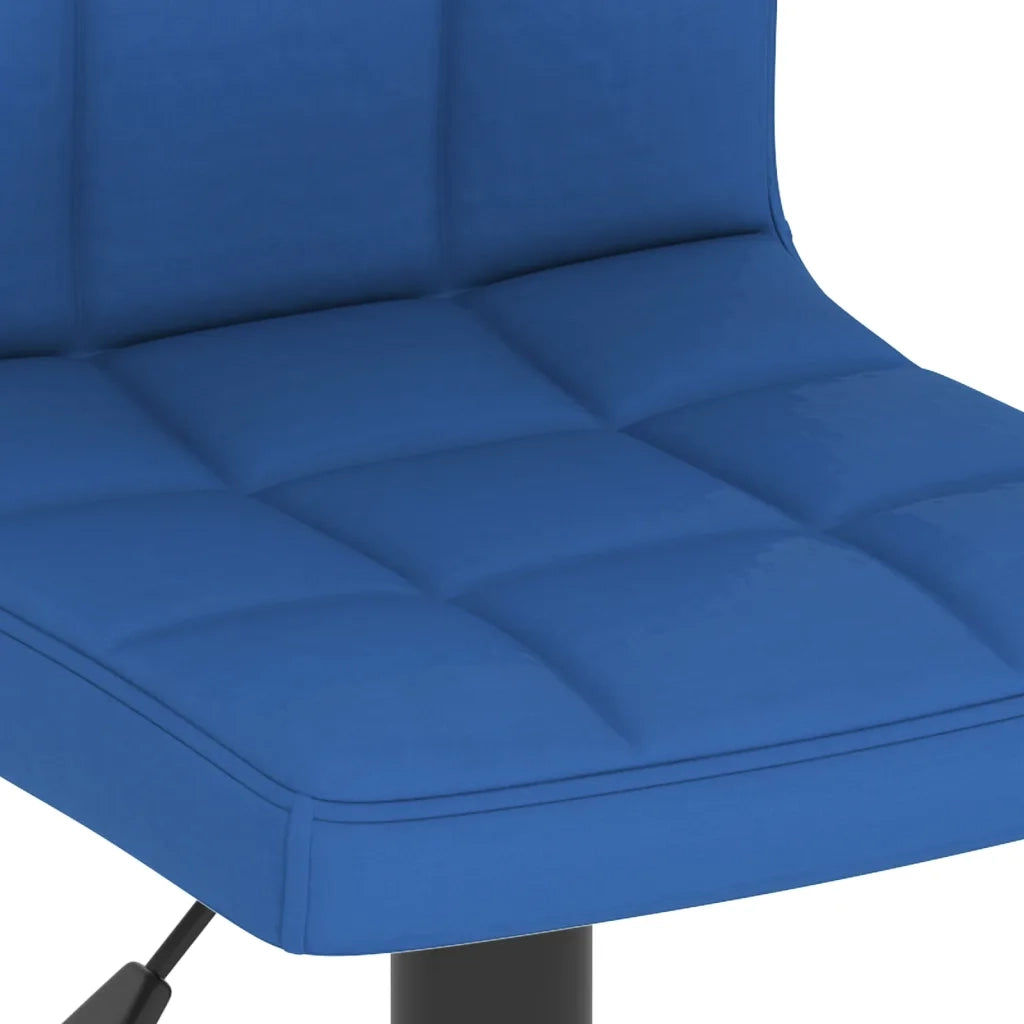 Sgabelli da Bar 2 pz Blu in Tessuto 334286