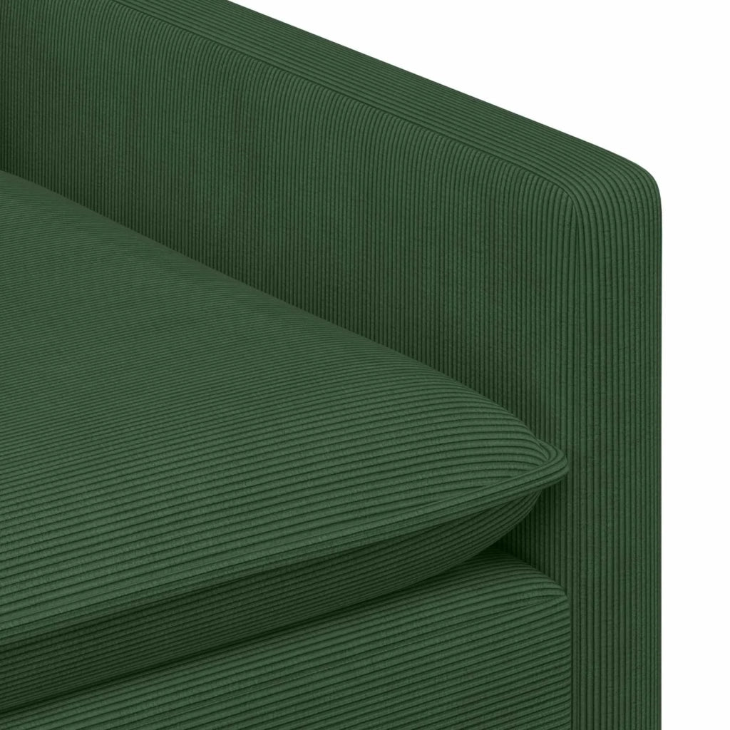 Set di divani 2 pcs Verde Giungla Tessuto 3417045