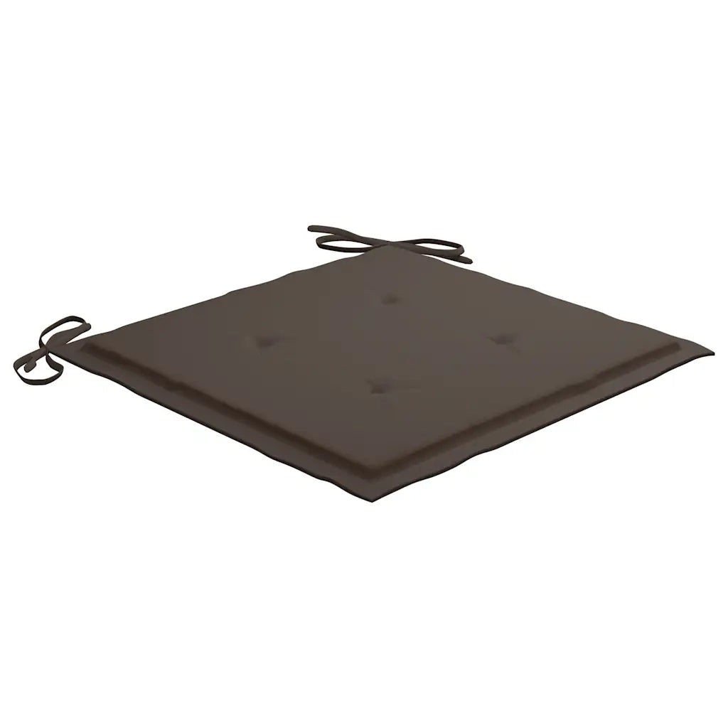 Sedie da Giardino con Cuscini 2 pz in Massello di Acacia Grigio 3061237
