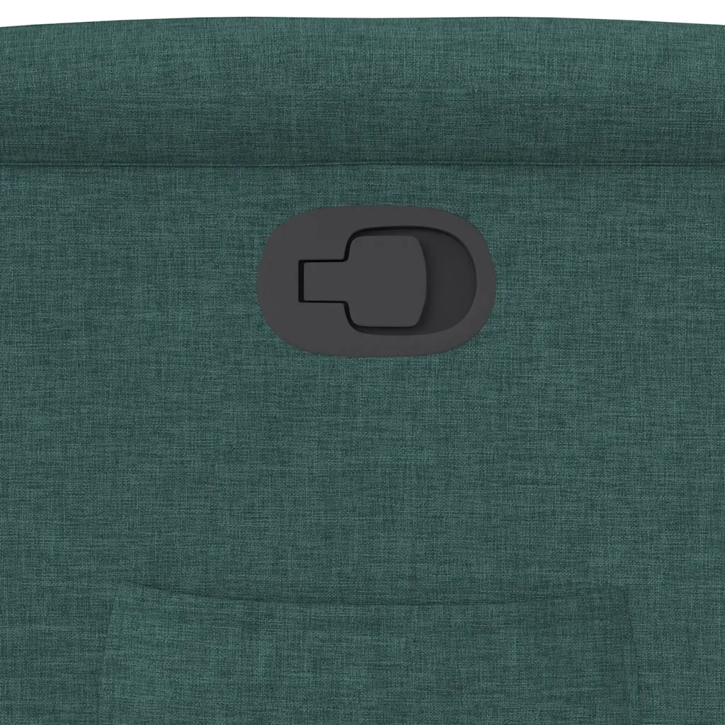 Poltrona Reclinabile in Tessuto Verde Scuro 4015602