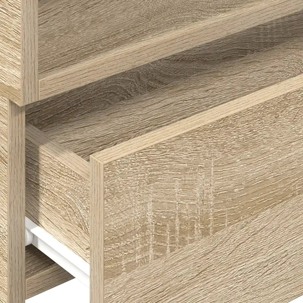 Comodino a Muro Rovere Sonoma 45x26x28,5 cm 858600