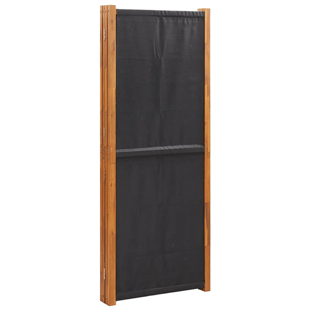 Divisorio Ambienti | Divider per stanze | Paravento a 4 Pannelli Nero 280x180 cm