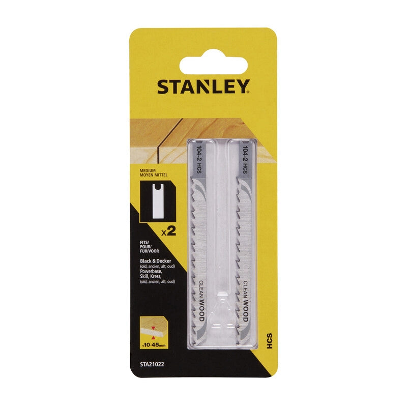 STANLEY STA21022 2 LAME LEGNO T/MEDIO ATT U