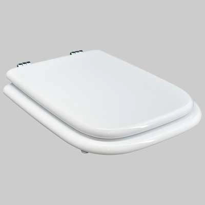 SEDILE MDF POLIESTERATO M174 BIANCO coprivaso copriwater SEBA