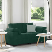 Divano Divanetto Verde Scuro 160x77x82 cm Velluto 4105259