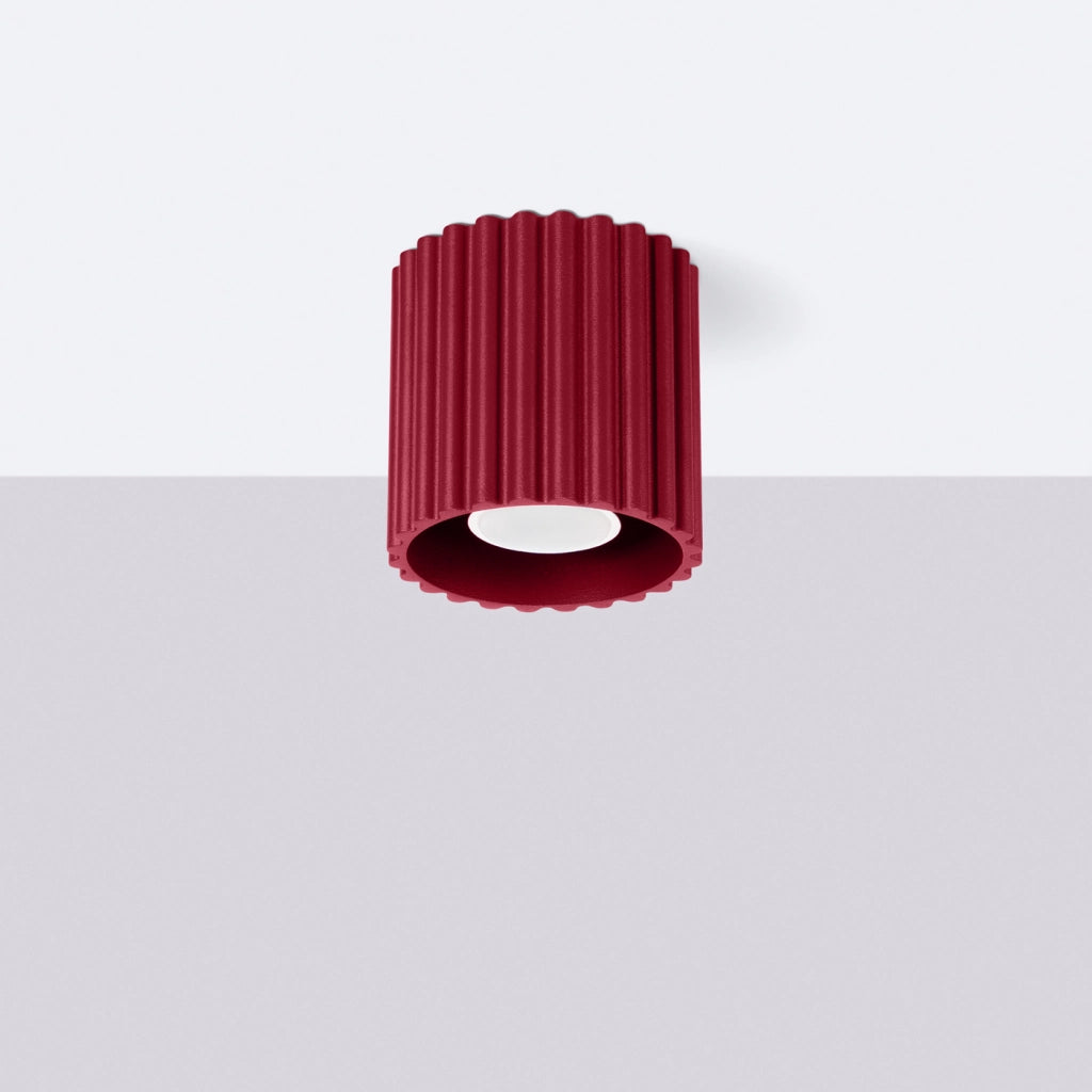 Lampada da soffitto AURA 1 bordeaux GU10