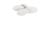 Plafoniera Moderna Cloud Metallo Bianco Led 33W 3000K Luce Calda