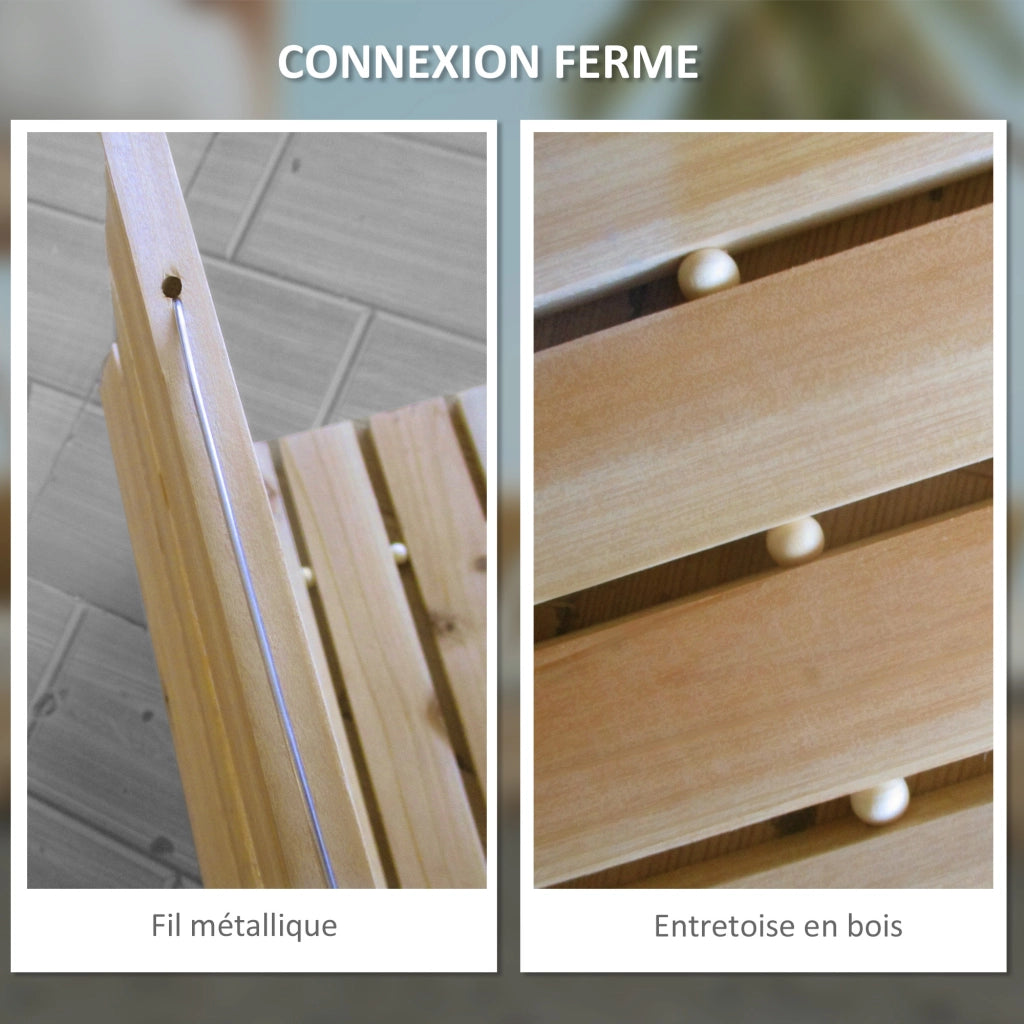Percorso da giardino in legno ¨C Minimal ¨C 120x38 cm
