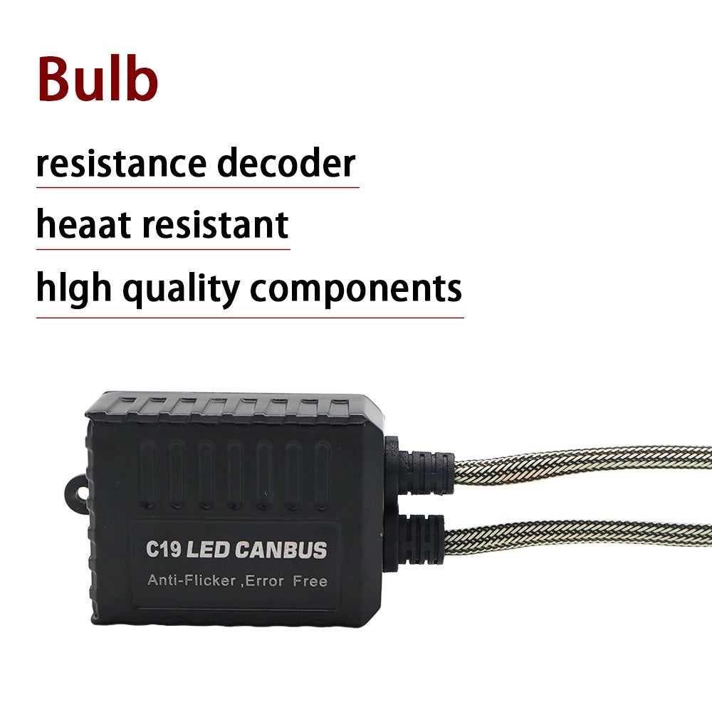 Trade Shop - Coppia Resistenze Cambus H11 Fari Decoder Led Errore Centralina Antisfarfallio -