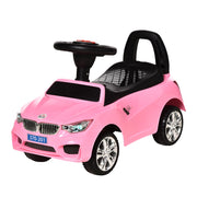 Macchina Cavalcabile per Bambini 18-36 Mesi ¨C Xylo ¨C Rosa con Luci Suoni e Volante