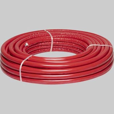 TUBO MULTISTRATO RIVESTITO ROSSO CARDINALE - 16x2 - 50 metri - MADE IN ITALY