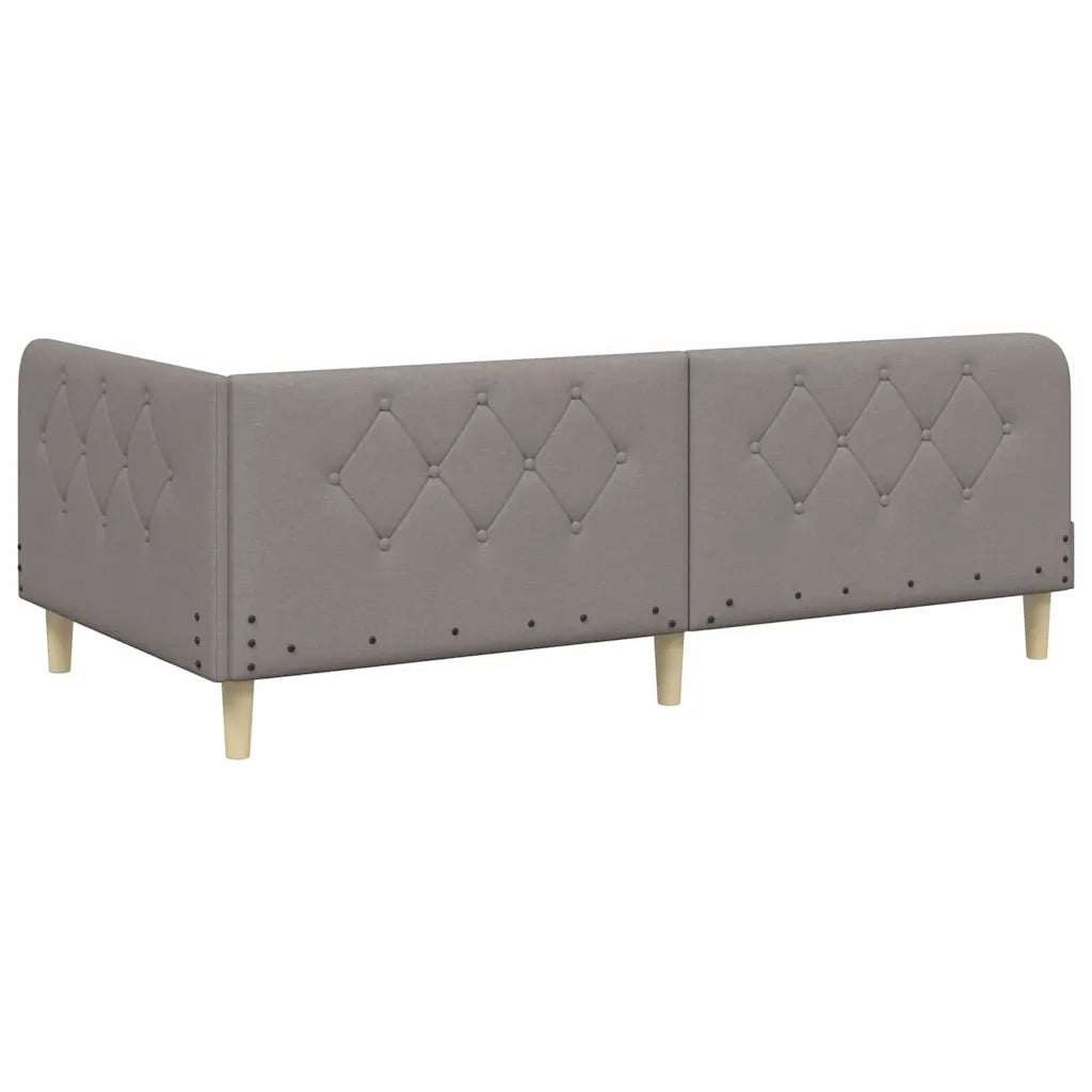 Cornice del letto ad angolo Talpa 90 x 190 cm Tessuto 42016566