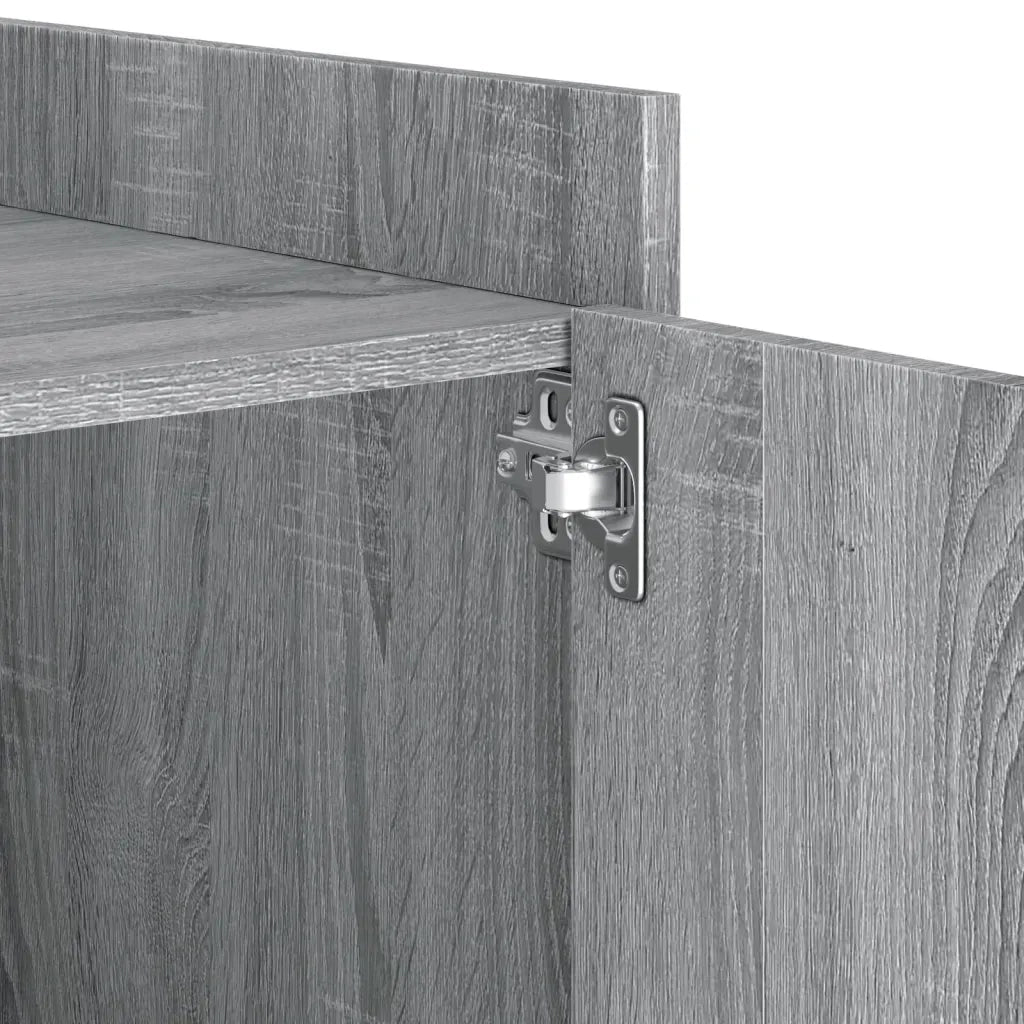Comodino Grigio Sonoma 45x50x50 cm in Truciolato 848302