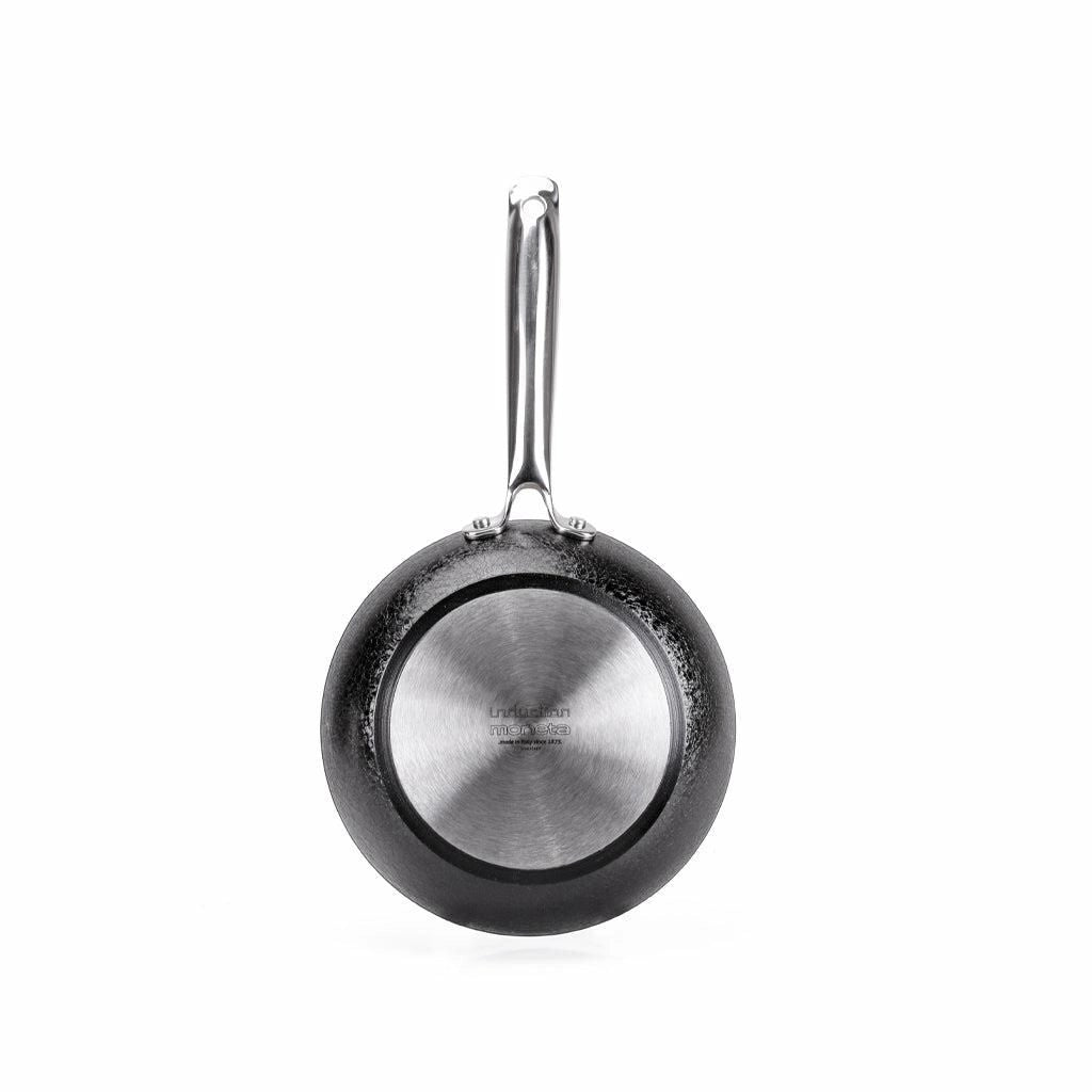 Moneta 0005390124 Armonia Padella 24 cm Alluminio Forgiato Rivestimento Antiaderente Finegres Senza PTFE PFAS PFOA Nichel Induzione colore Nero