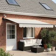 Tettuccio Elettrico Retrattile Grigio chiaro e bianco 3426366