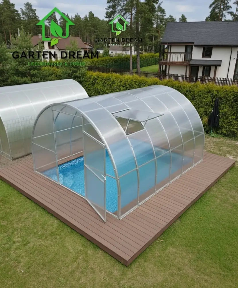 Copertura per Piscina Garten Dream MARINA 3x4 m con Policarbonato 4 mm